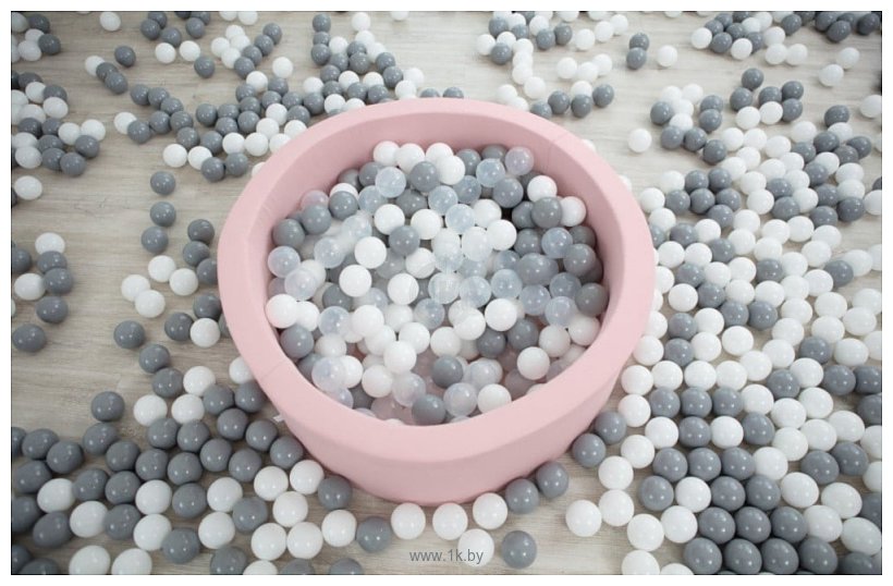 Фотографии Misioo 90x40 200 шаров (светло-розовый)