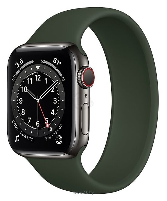 Фотографии Apple Watch Series 6 GPS + Cellular 40mm Stainless Steel Case with Solo Loop