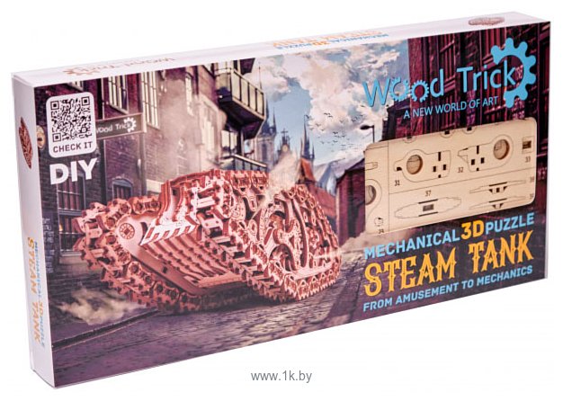 Фотографии Wood Trick Паровой танк Steam Tank 1234-59