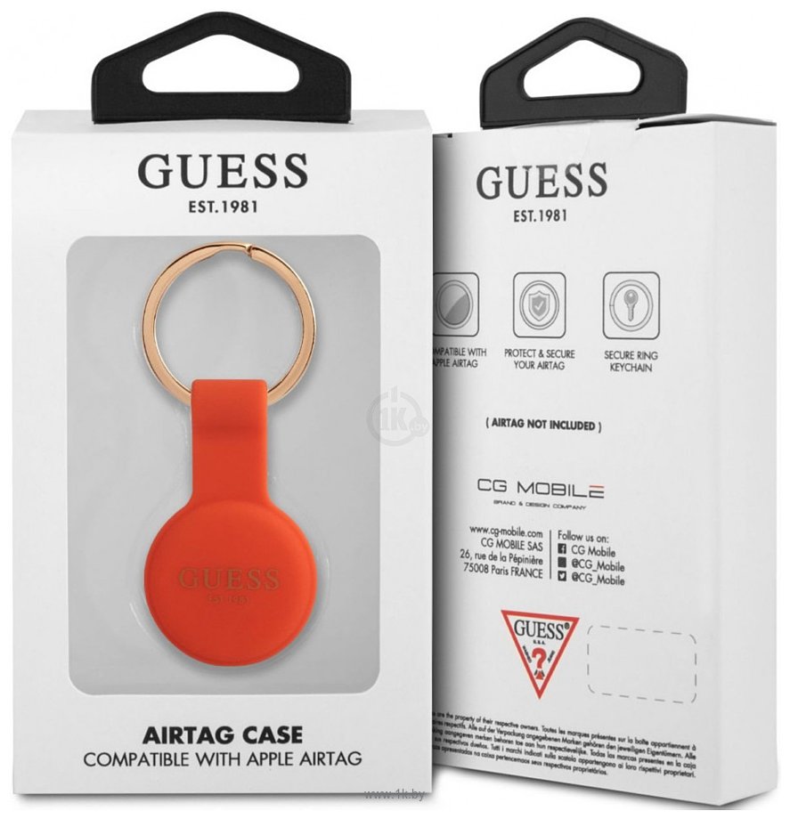 Фотографии CG Mobile Guess для AirTag GUATSGEO (оранжевый)