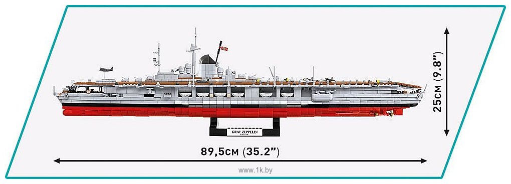 Фотографии Cobi World War II 4826 Aircraft Carrier Graf Zeppelin