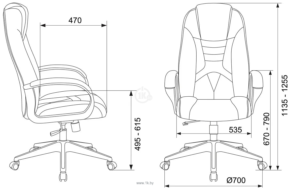 Фотографии Stool Group TopChairs ST-Cyber 8 (белый/черный)