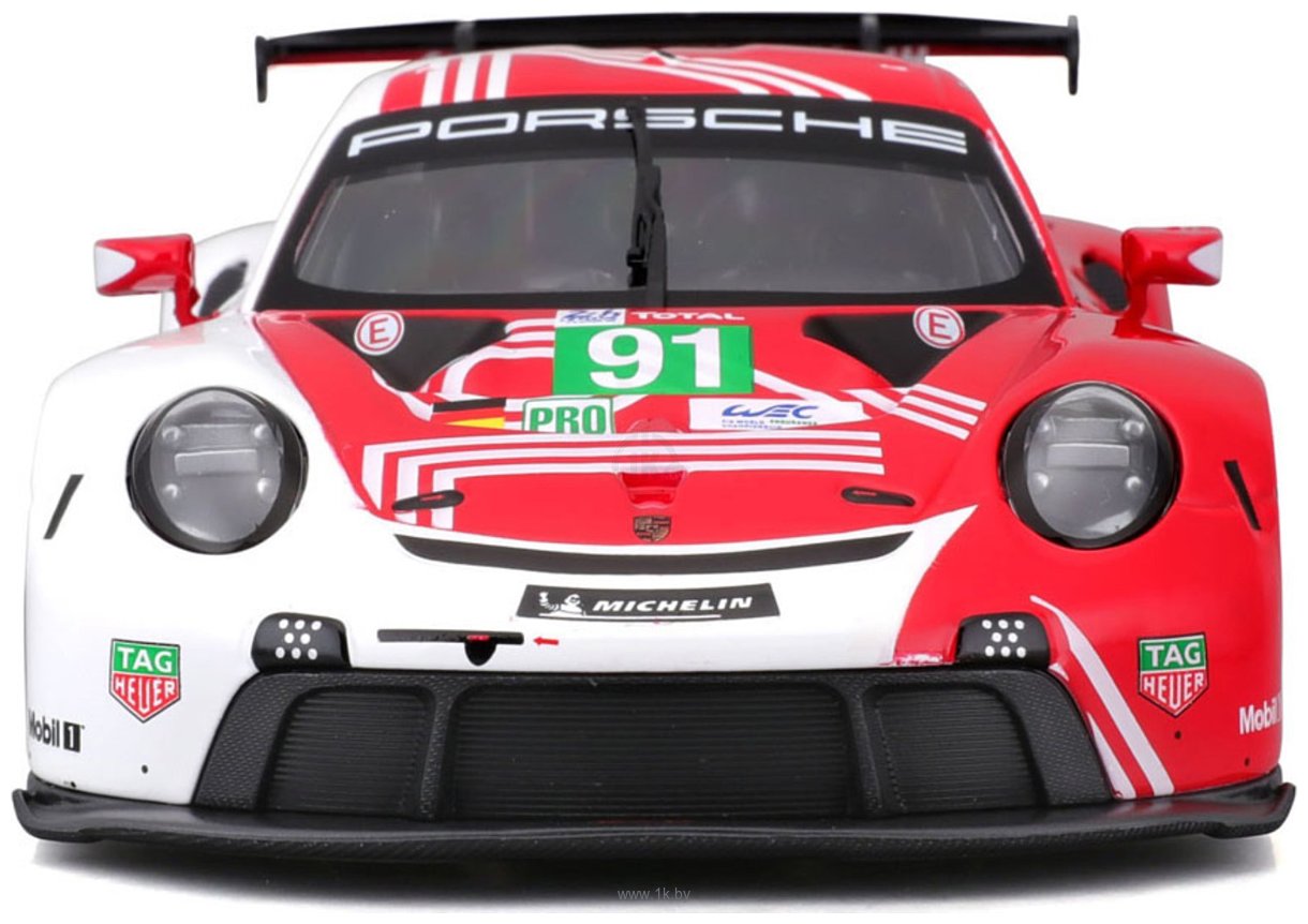 Фотографии Bburago Porsche 911 RSR LM 2020 18-28016