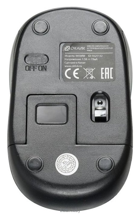 Фотографии Oklick 665MW black-Red USB