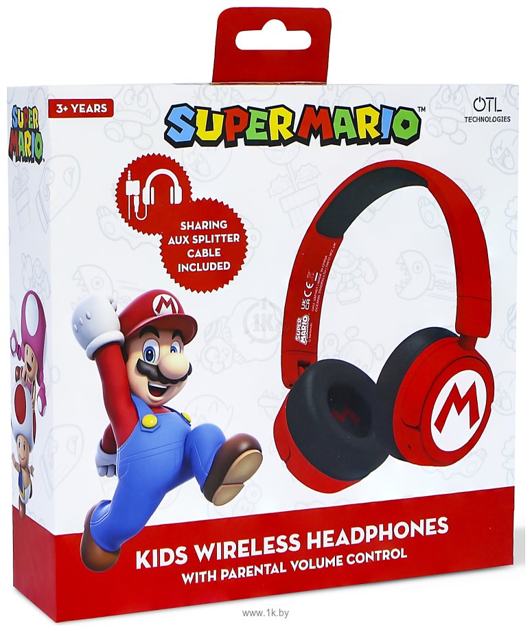 Фотографии OTL Technologies Super Mario Red Kids Wireless SM1016