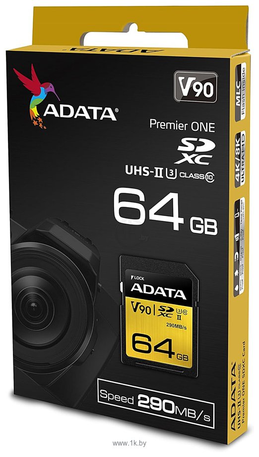 Фотографии ADATA Premier ONE ASDX64GUII3CL10-C SDXC 64GB