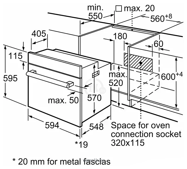 Фотографии Bosch Serie 6 HBJ559YB6R