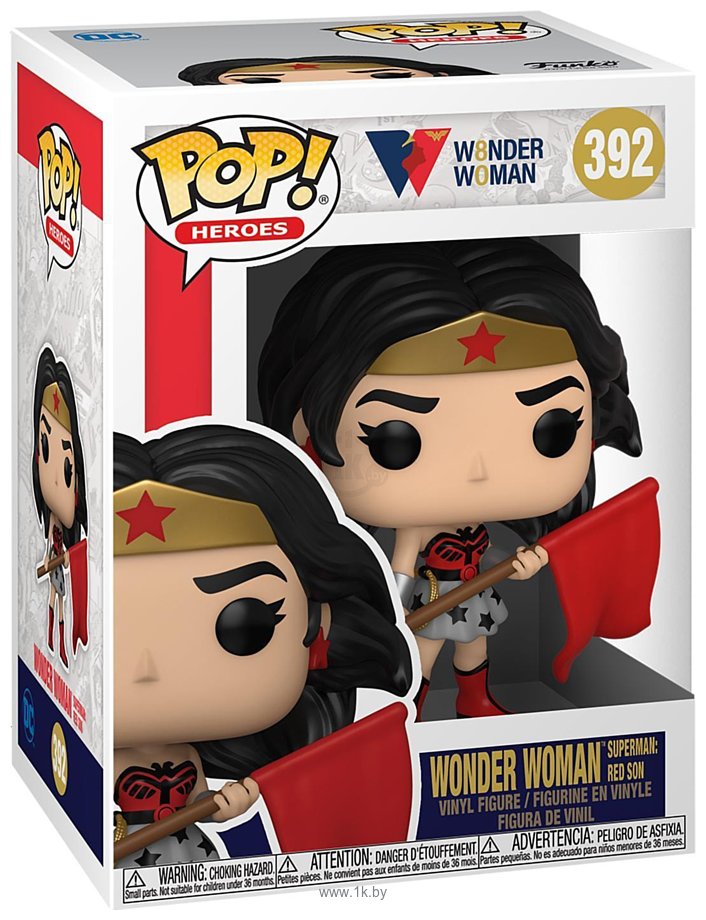 Фотографии Funko Heroes DC Wonder Woman 80th Wonder Woman Superman Red Son 54976