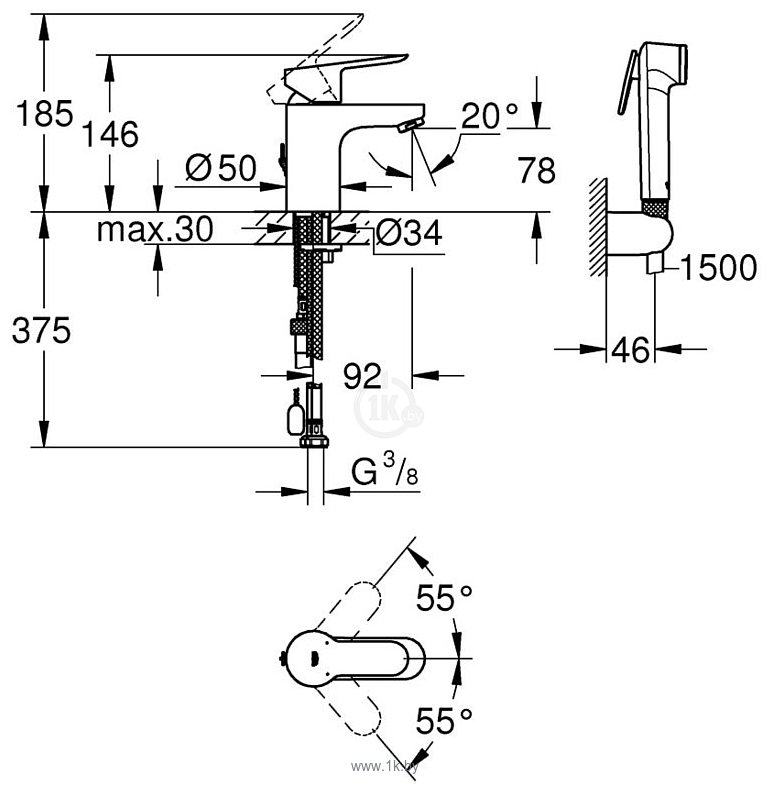 Фотографии Grohe BauEdge 23757000