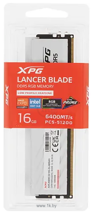 Фотографии ADATA XPG Lancer Blade RGB AX5U6400C3216G-SLABRWH