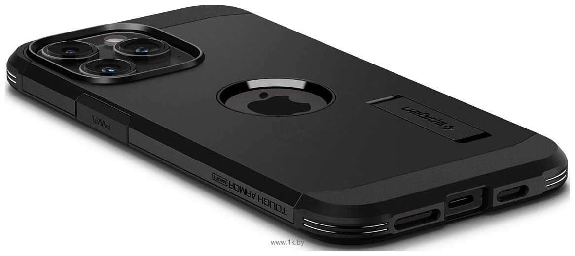 Фотографии Spigen Tough Armor (MagFit) для iPhone 15 Pro ACS06733 (черный)