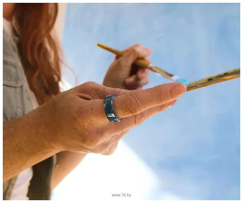 Фотографии Oura Ring 4 Ceramic (синий, размер 13)