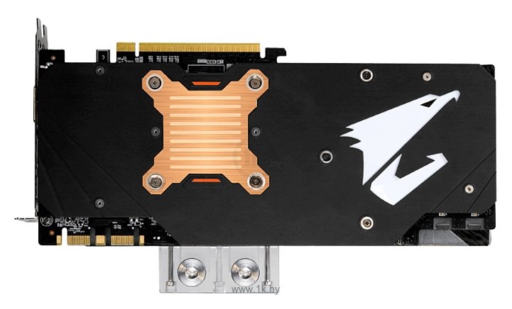 Фотографии GIGABYTE GeForce GTX 1080 Ti 1632Mhz PCI-E 3.0 11264Mb 11448Mhz 352 bit DVI 3xHDMI HDCP Aorus Waterforce WB Xtreme Edition