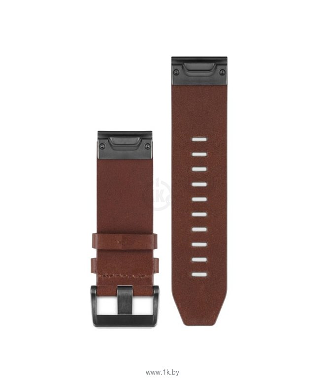 Фотографии Garmin QuickFit кожаный 22 мм для fenix 5 (коричневый)