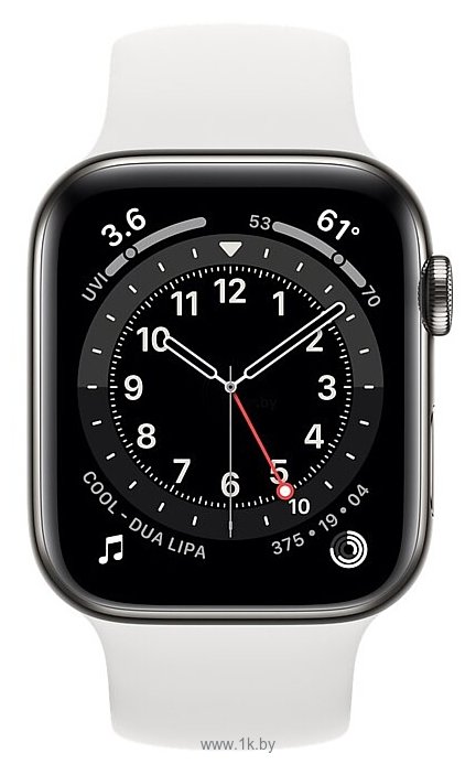 Фотографии Apple Watch Series 6 GPS + Cellular 44mm Stainless Steel Case with Solo Loop