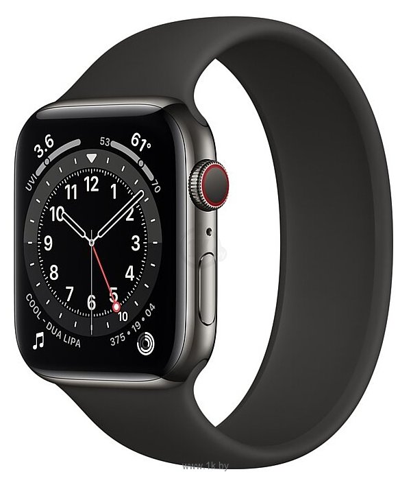 Фотографии Apple Watch Series 6 GPS + Cellular 44mm Stainless Steel Case with Solo Loop