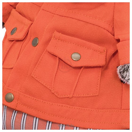 Фотографии Basik & Co Басик в оранжевой куртке и штанах 19 см Ks19-148