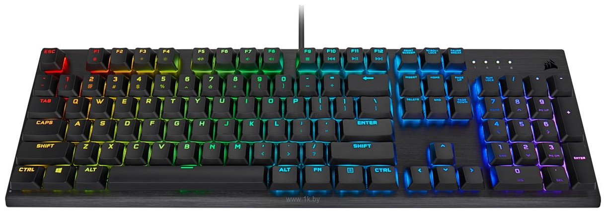 Фотографии Corsair K60 RGB Pro Low Profile нет кириллицы