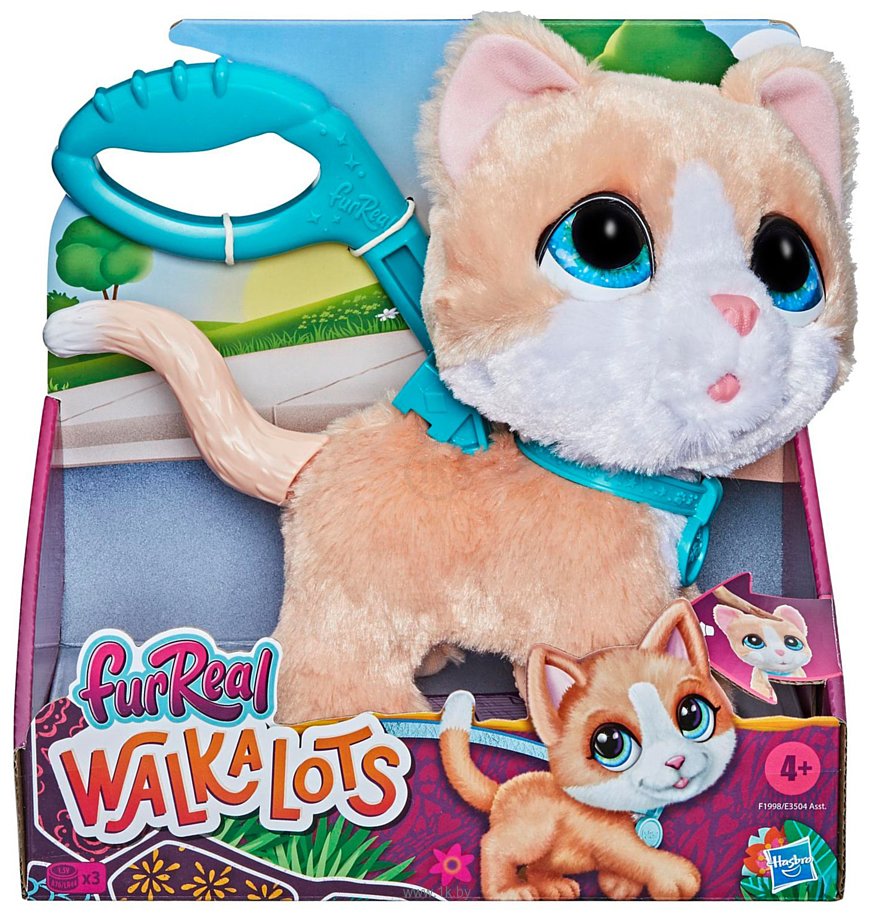 Фотографии Hasbro FurReal Friends Walkalots Кошка 2 большая F1998EU4