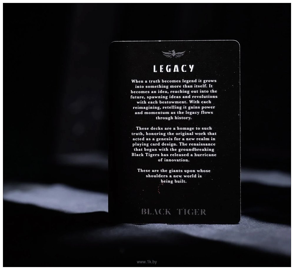 Фотографии United States Playing Card Company Ellusionist Black Tiger Legacy Edition 120-ELL64