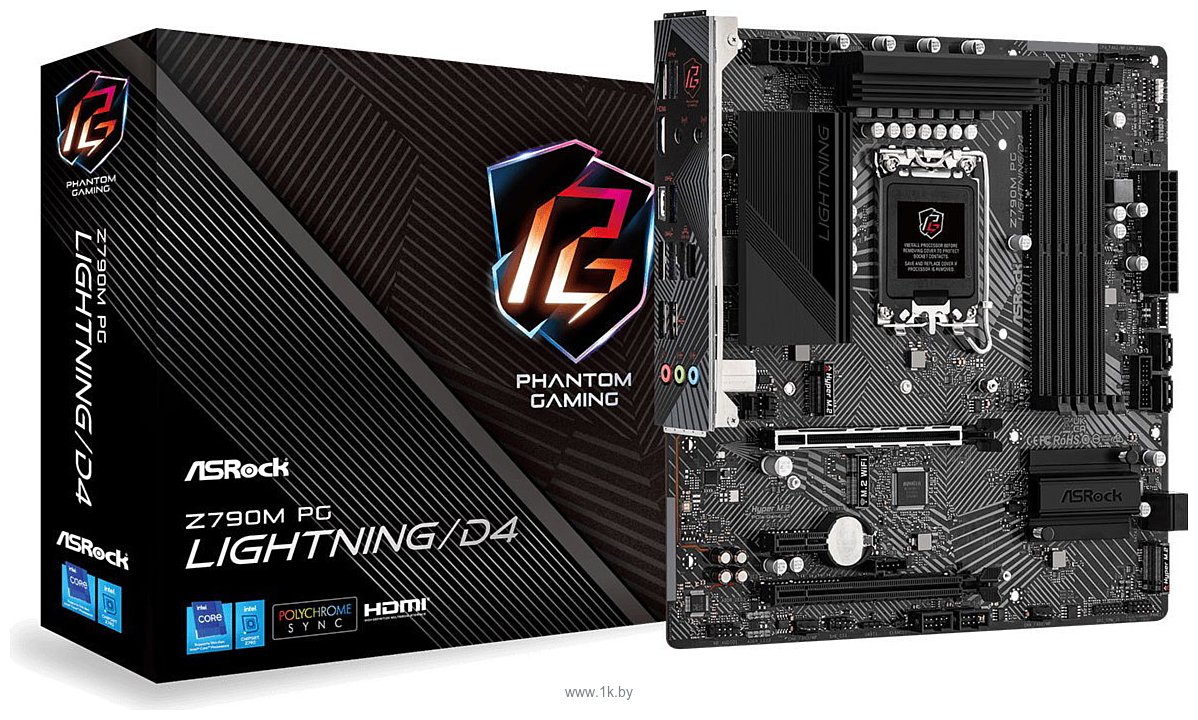 Фотографии ASRock Z790M PG Lightning/D4