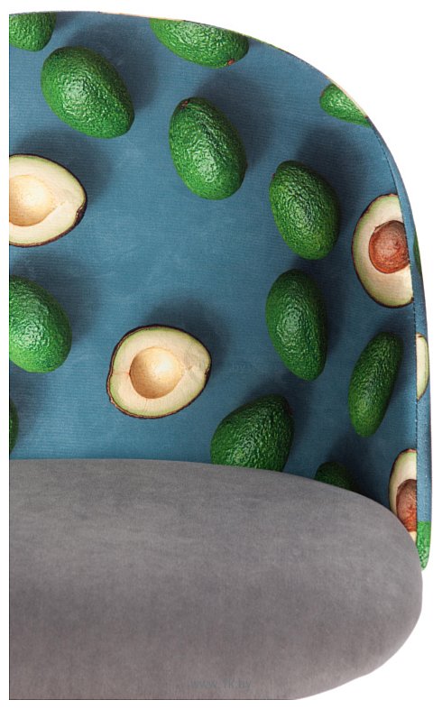 Фотографии TetChair Melody Botanica 11 avocado/29 (ткань/флок, серый)