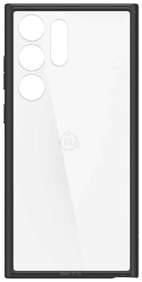 Фотографии Spigen Ultra Hybrid для Galaxy S23 Ultra ACS05618 (прозрачный/черный)