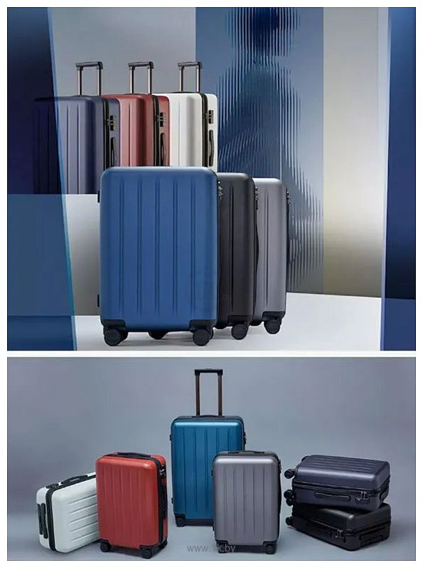 Фотографии Ninetygo Danube MAX Luggage 20" (белый)