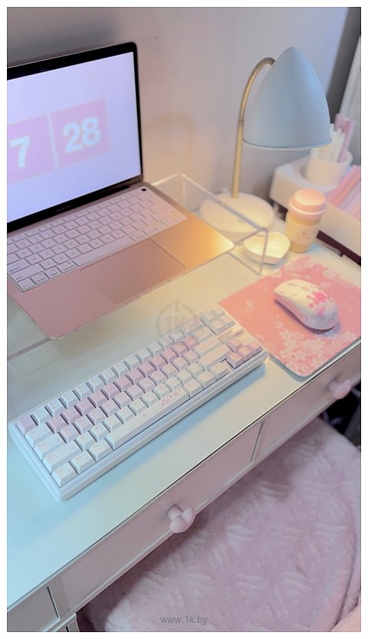 Фотографии Varmilo Sword68 Sakura Kailh Prestige Voice (без кириллицы)