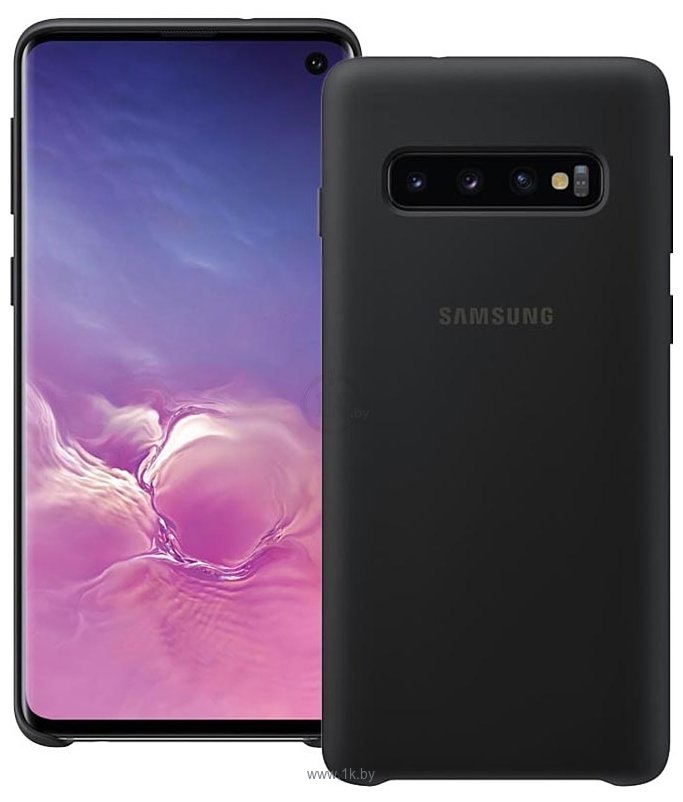 Фотографии Samsung Silicone Cover для Samsung Galaxy S10 (черный)