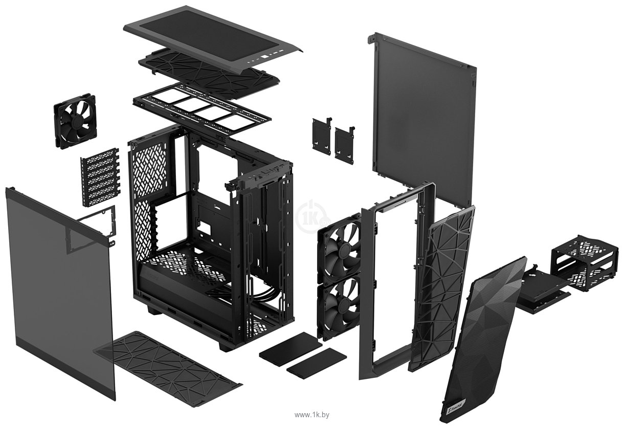 Фотографии Fractal Design Meshify 2 Compact Light Tempered Glass