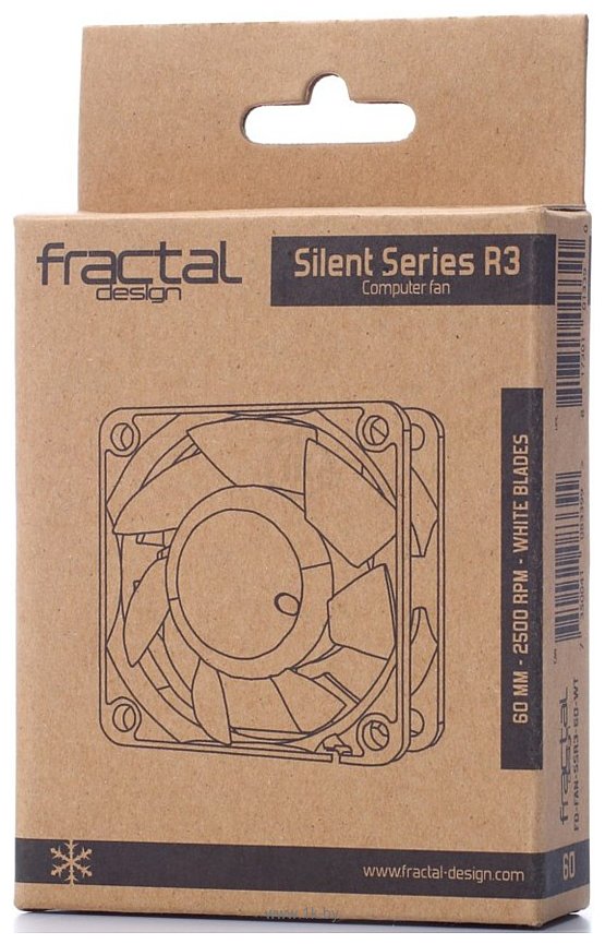 Фотографии Fractal Design Silent R3 60мм FD-FAN-SSR3-60-WT