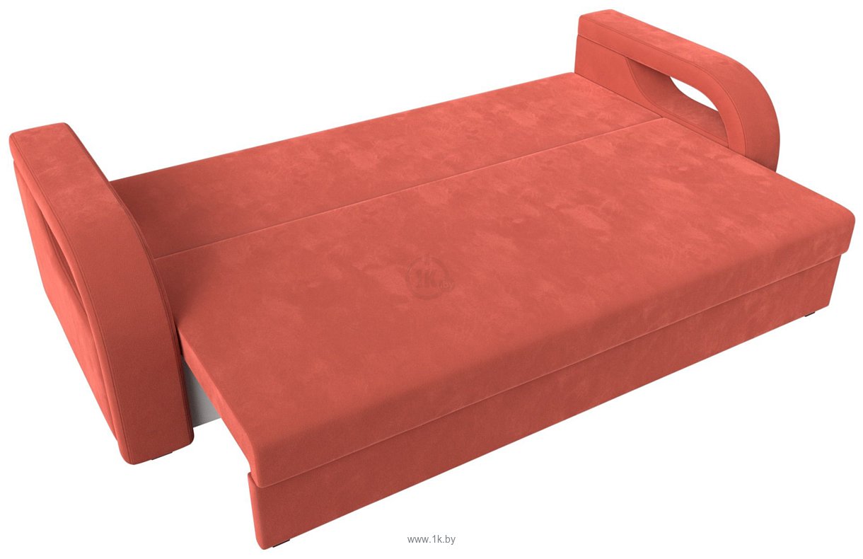 Фотографии Лига диванов Лига-010 117359 (микровельвет коралловый)