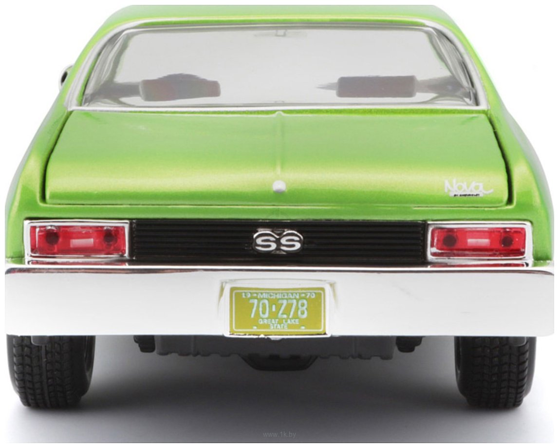 Фотографии Maisto 1970 Chevrolet Nova SS 31262GN (светло-зеленый)