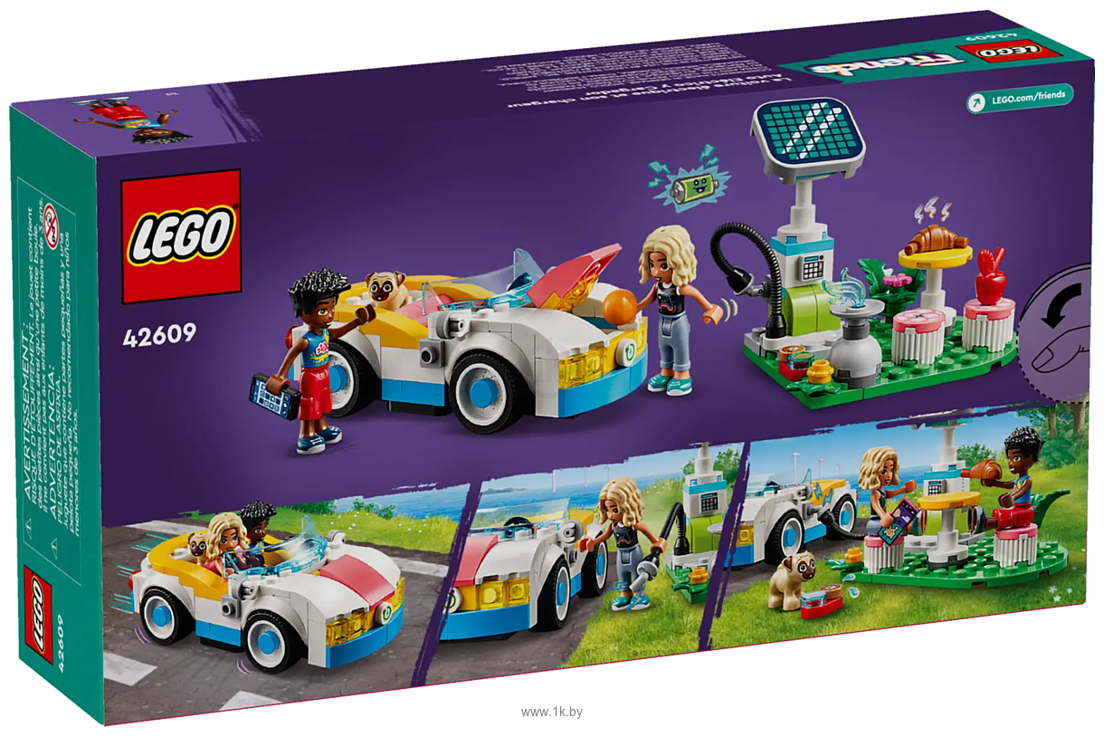 Фотографии LEGO Friends 42609 Электромобиль и зарядное устройство 