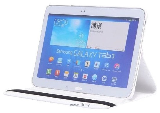 Фотографии LSS Rotation Cover White для Samsung GALAXY Tab 3 10.1"