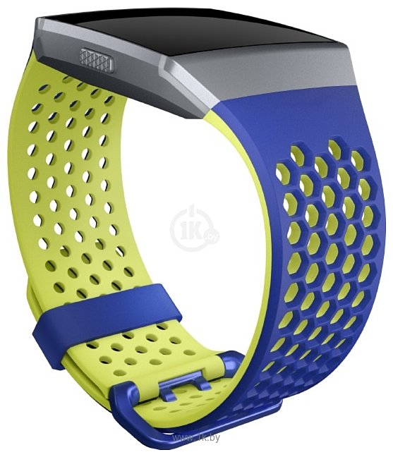Фотографии Fitbit спортивный для Fitbit Ionic (L, кобальт/лайм)