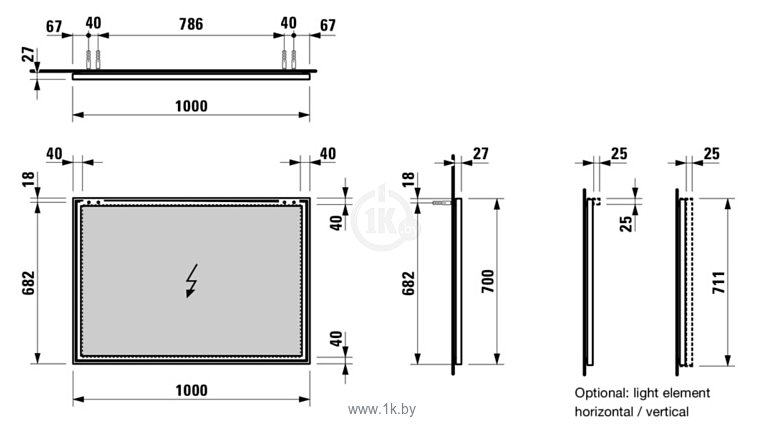 Фотографии Laufen  Frame 25 474069001441