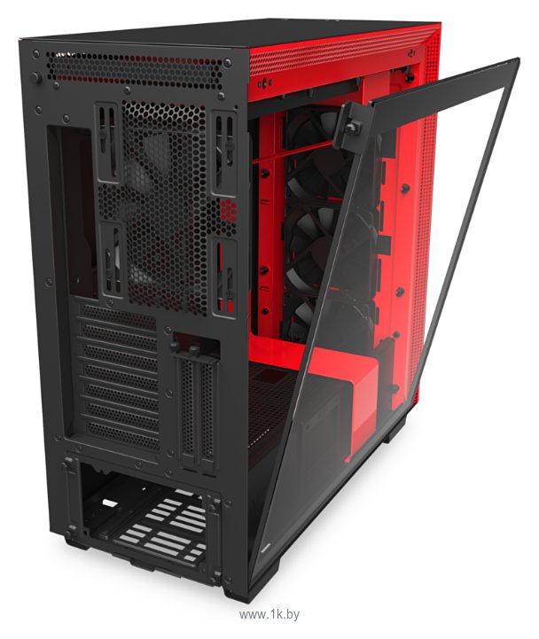 Фотографии NZXT H710i Black/red