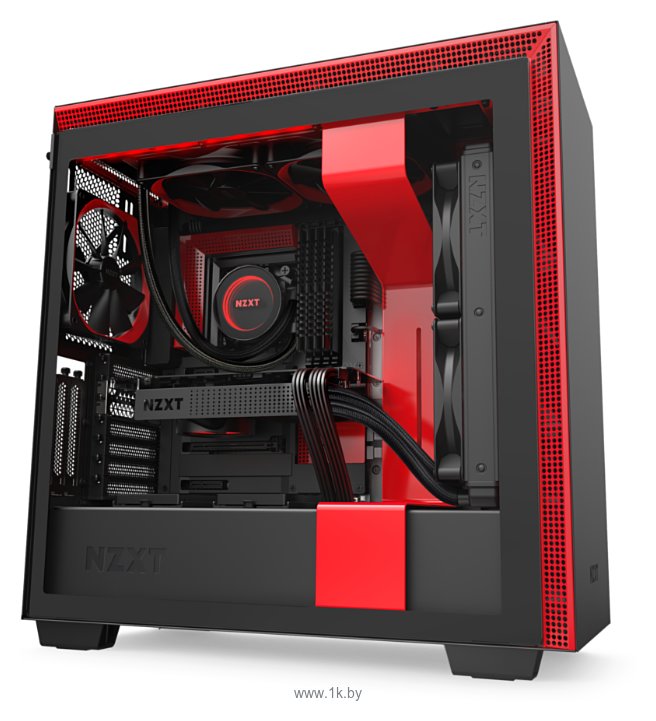 Фотографии NZXT H710i Black/red