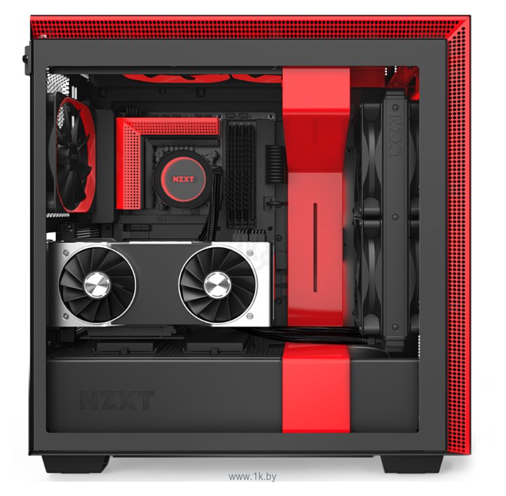 Фотографии NZXT H710i Black/red