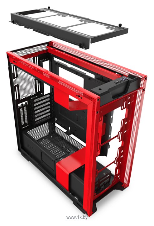 Фотографии NZXT H710i Black/red