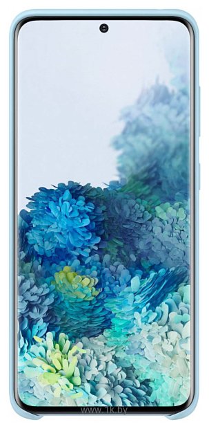 Фотографии Samsung Silicone Cover для Galaxy S20 (голубой)