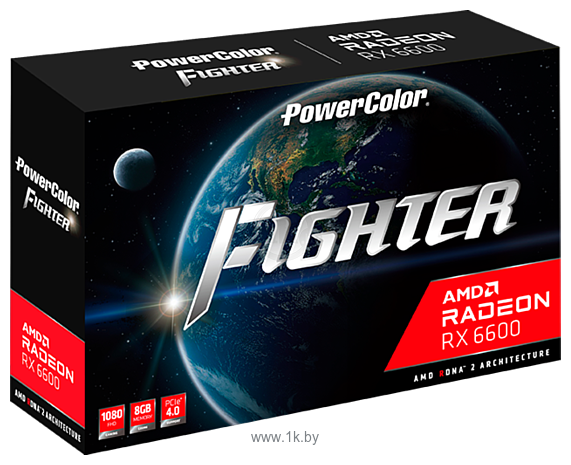 Фотографии PowerColor Fighter Radeon RX 6600 8GB (AXRX 6600 8GBD6-3DH)