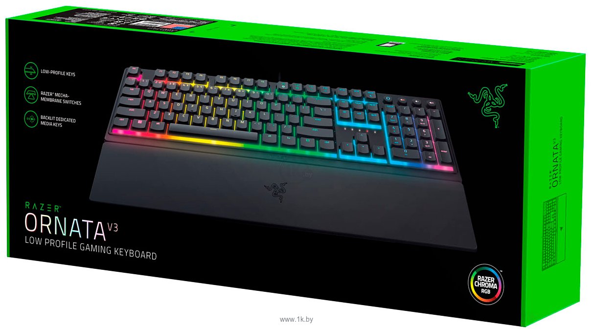 Фотографии Razer Ornata V3 нет кириллицы