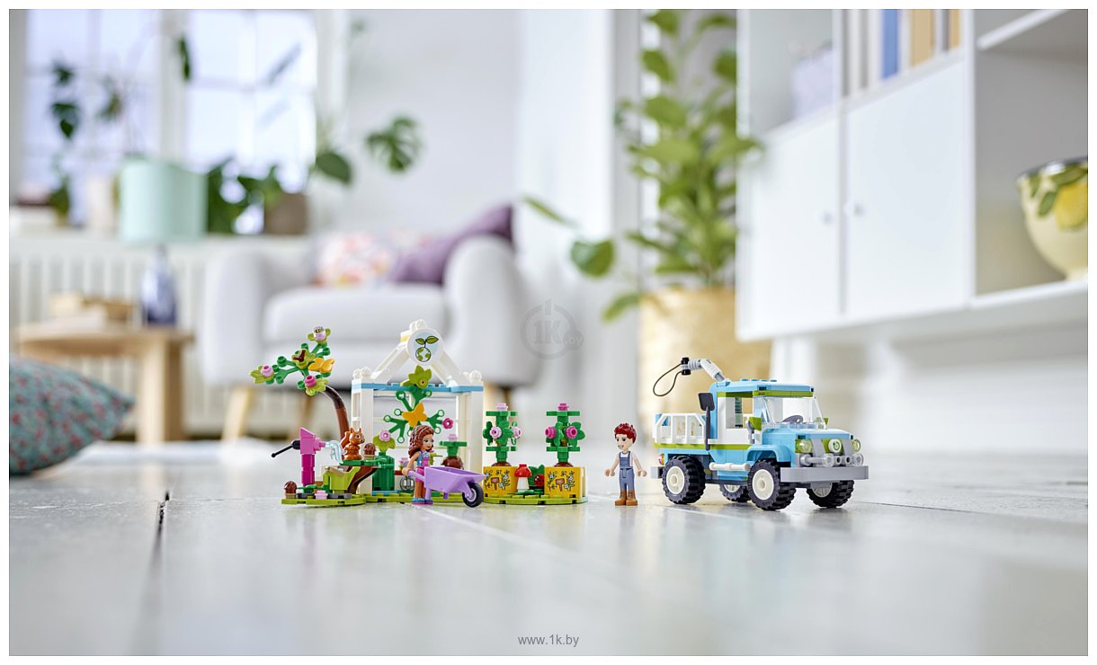 Фотографии LEGO Friends 41707 Машина для посадки деревьев