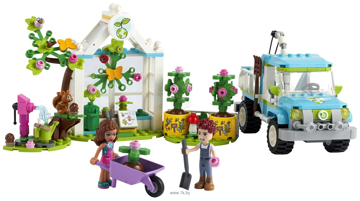 Фотографии LEGO Friends 41707 Машина для посадки деревьев