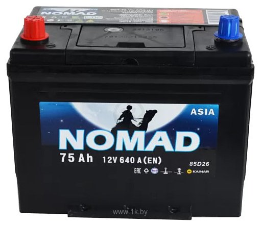 Фотографии Nomad Asia 6СТ-75 рус. (75Ah)