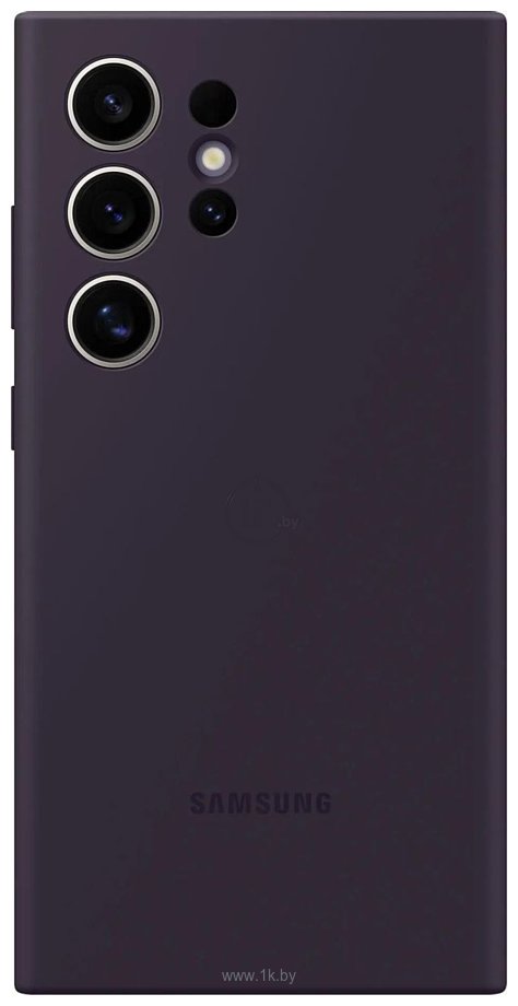 Фотографии Samsung Silicone Case S24 Ultra (темно-фиолетовый)