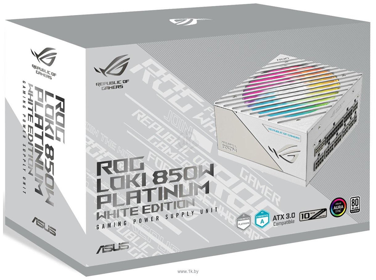 Фотографии ASUS ROG Loki SFX-L 850W Platinum White Edition ROG-LOKI-850P- WHITE-SFX-L-GAMING